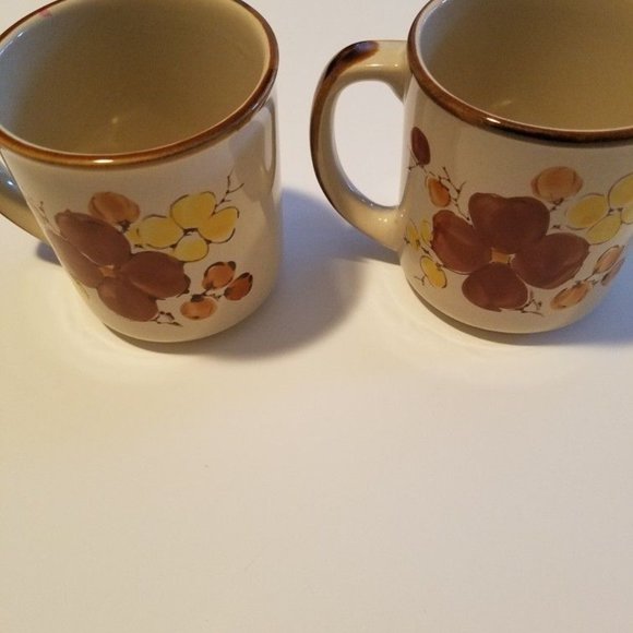Vintage Mid Century JMP Stonecrest 8 Oz Mug Made In Korea Autumn Tropicana - Picture 4 of 5